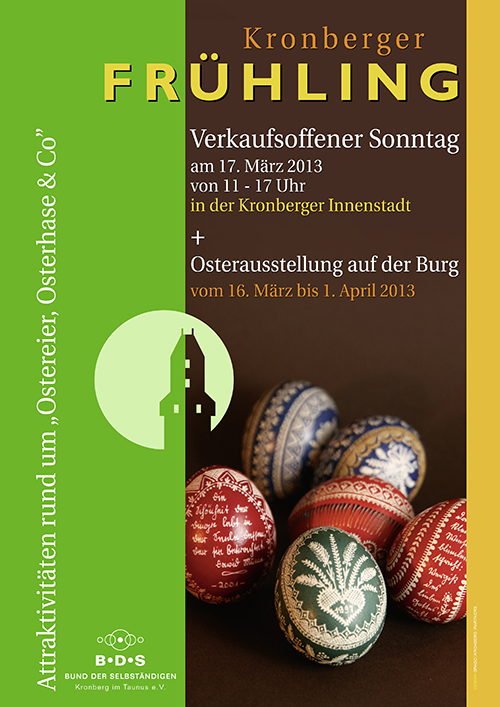 Design Banner und Plakat Kronberger Frühling - © www.grabo-kronberg.de